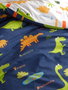 L'essentiel linge de maison Juego de funda de edredón individual - Azul oscuro